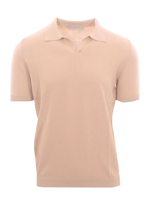 skipper polo DETWELVE | F-6215COTTON CREPEBEIGE